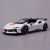 Bburago 1:18 Ferrari Sf90 Xx Stradale Bianco Car Model Alloy Miniature Diecast Model Ferrari Sports Car Model Toy Gift 2