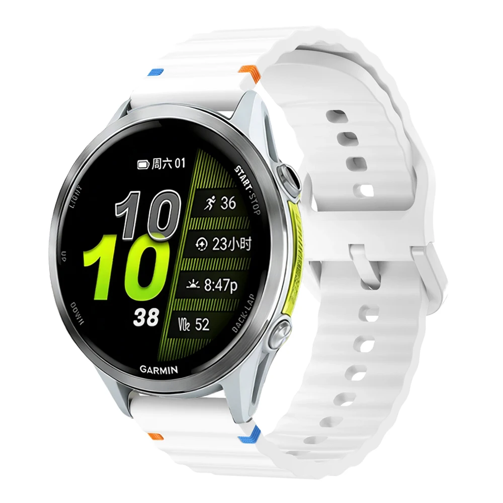 Versatile Silicone Sports Watch Strap - Available in Multiple Sizes