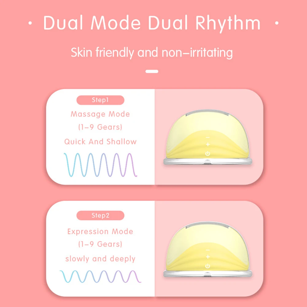 Invisible Wearable Breast Pump Portable Silent Hands Free Electric Breast Pump Milk Puller Comfort Milk Collector BPA-free 4
