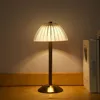 LED Table Lamp Touch Sensor Dimmable Desktop Night Light Rechargeable Wireless Reading Lamp for Hotel Bar Bedroom Decor Light 1