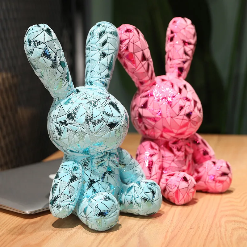 

Kawaii Candy Rabbit Doll Plush Toy Bunny Appease For Kids Teddy Bear Plush Stuffed Animal Wedding Oranment Gift Funny Plush Toys