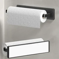 Kitchen Non-Porous Tissue Rack Cabinet Storage Rack Preservation Film Storage Rack Wall-Mounted Tissue Rack Kitchen Storage 3