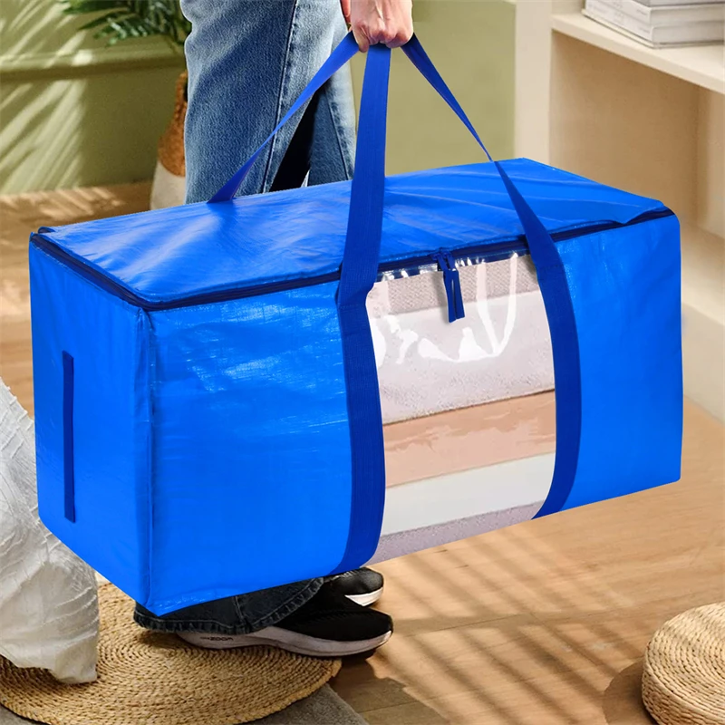 

Large Capacity Clothes Storage Bag Cabinet Wardrobe Organizer Quilt Pillow Blanket Organizer Dustproof Bedding Storag