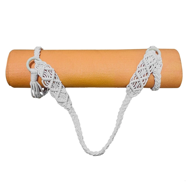 Yoga Mat Carry Strap Handmade Boho Crochet Macrame Adjustable Shoulder  Strap for Yoga Mat Pilates Exercise Fitness