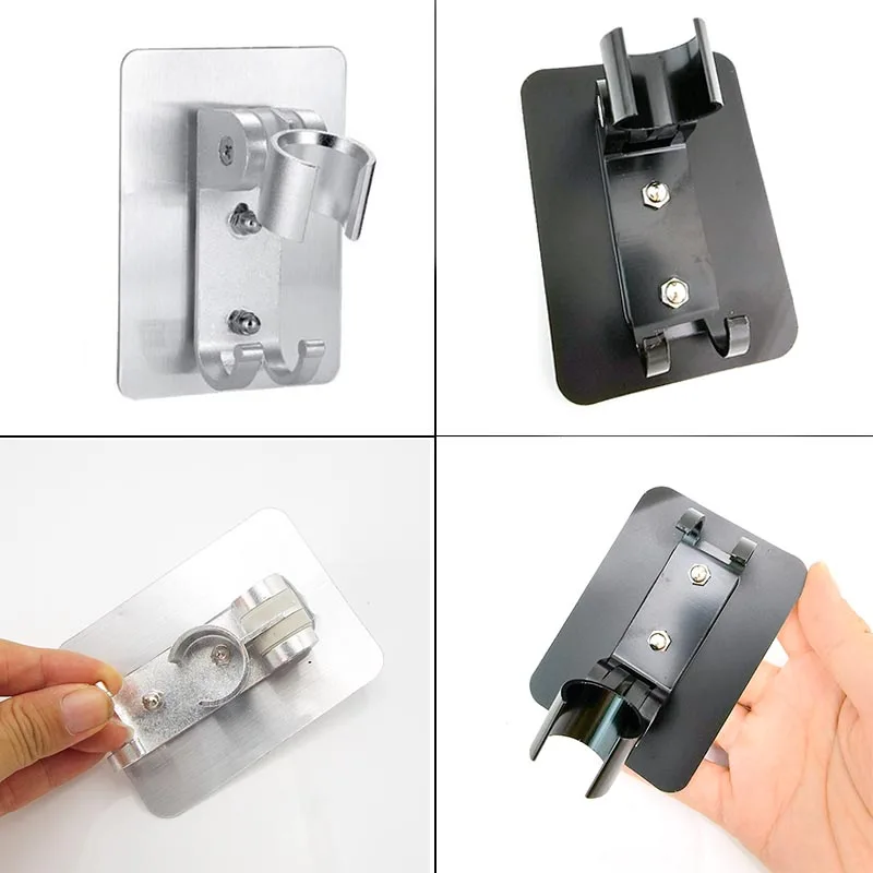 Self-adhesive Sprayer Bidet Stand Shower Head Holder Adjustable Punch Free Bathroom Toilet Bracket Wall Mounted Accessories M20