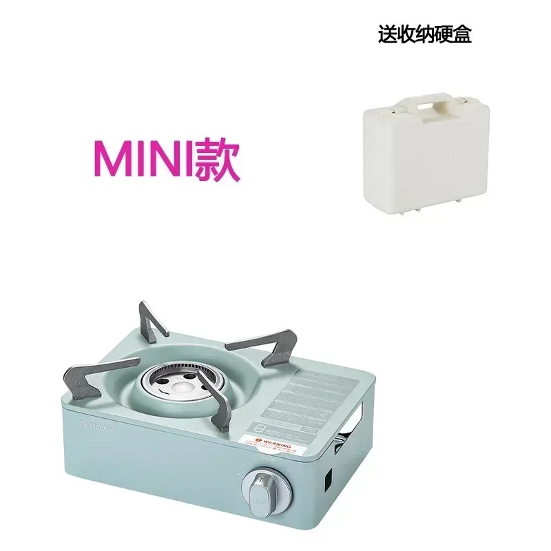 Portable Lightweight Gas Stove Windproof Barbecue Oven Mini Pocket Stove Burner for Outdoor Travel Gas Cooktop Picnic Camp