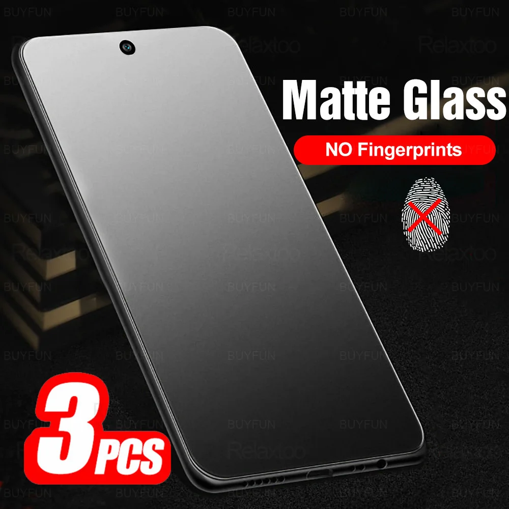 

3Pcs For Xiaomi Poco X6 Pro 5G Matte Frosted Tempered Glass Little X6Pro X 6 PocoX6 PocoX6Pro Anti-fingerprint Screen Protector