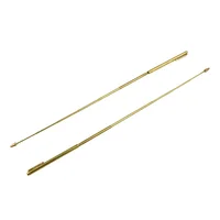 Paranormal Hunting Dowsing Rods Search Veins Water People 2pcs 57cm Access Adjustable Brass Detectors High Quality 2