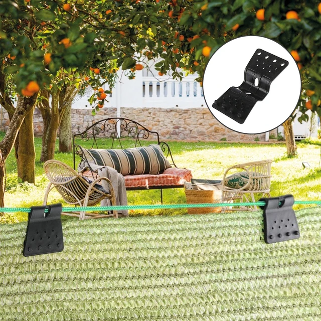 50/100Db Napsütéses Nettó Klipek Pillangó Típusú Üvegházhatású Film Klip Kerti Mezőgazdasági Szerszámok Elleni Hálóellenes Horog - Image 4