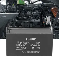 Condensateur de générateur 12UF CBB61, générateur d'essence, démarrage du moteur de climatisation, 350VAC 12UF 350V 2