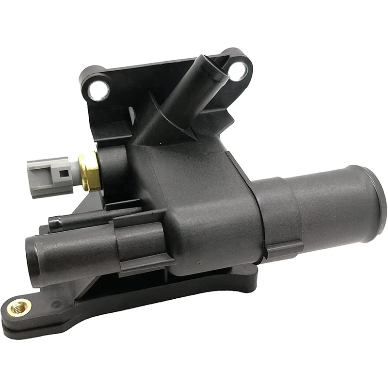 

3X New Thermostat Engine Coolant Water Outlet With Sensor For Mazda 3 5 6 2006-2013 2.0L-L4 Ford LF941517Z