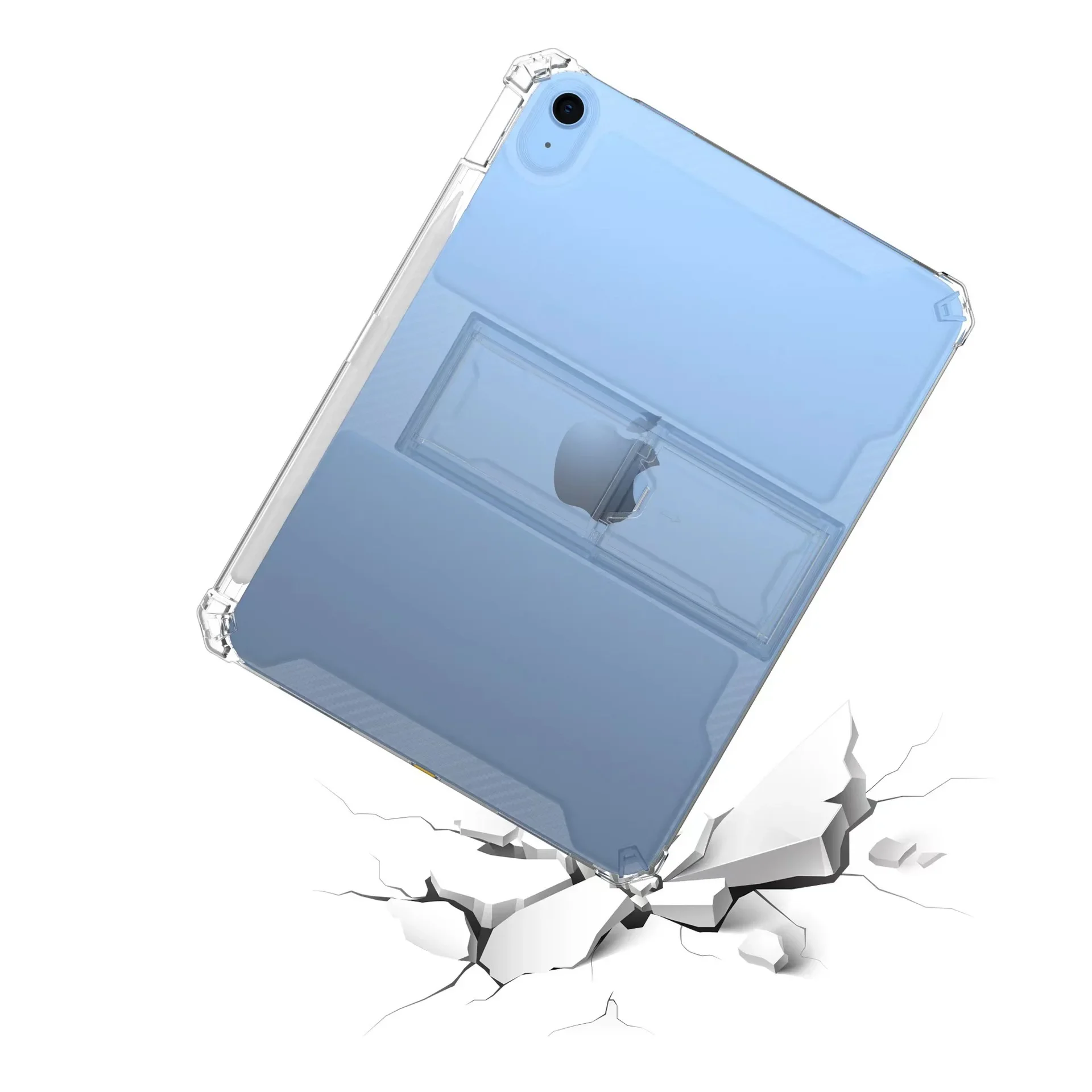 Clear Protective Stand Case for Tablets - Sleek and Versatile Soft Cover