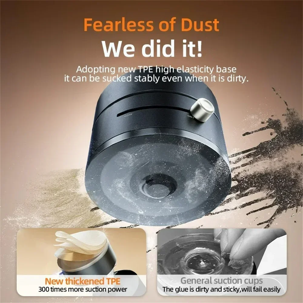 Car Foldable Magnetic Phone Holder Retractable Reusable Suction Cup MultiSurface Support for Mirror and Vehicle Mount Stand