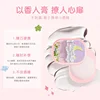 Flower Season Lasting Fragrance Portable Perfume Oil Painting Version Solid Perfume Student Party Men and Women Solid Balm Set 4