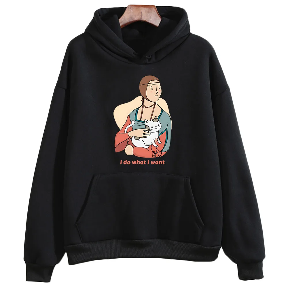 

The World Famous Painting Hoodies Unisex WOMEN Cartoon Kawaii/Cute Manga Print Sweatshirt Autumn/Winter Slight Strech Streetwear