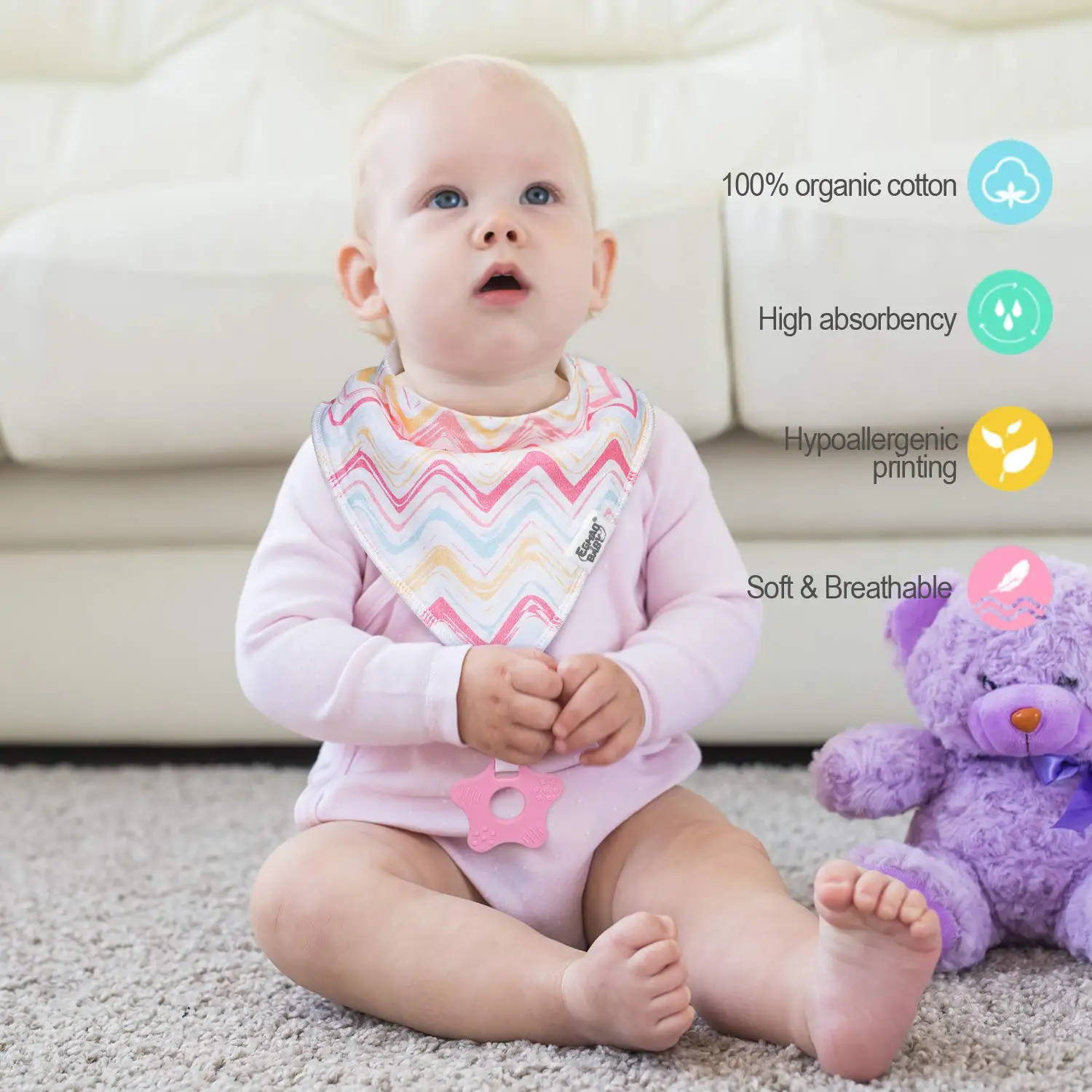 Рисунок 3 - Детская бандана, Слюнявчики и игрушки