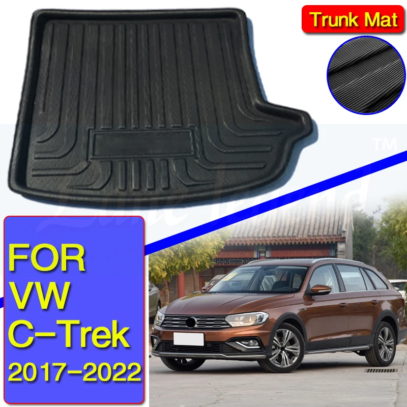 Su Misura Per Volkswagen Vw C-Trek 2017 2018 2019 2020 2021 2022 Cargo Boot Liner Posteriore Tronco Pavimento Vassoio Tappetino Tappeto Antiscivolo