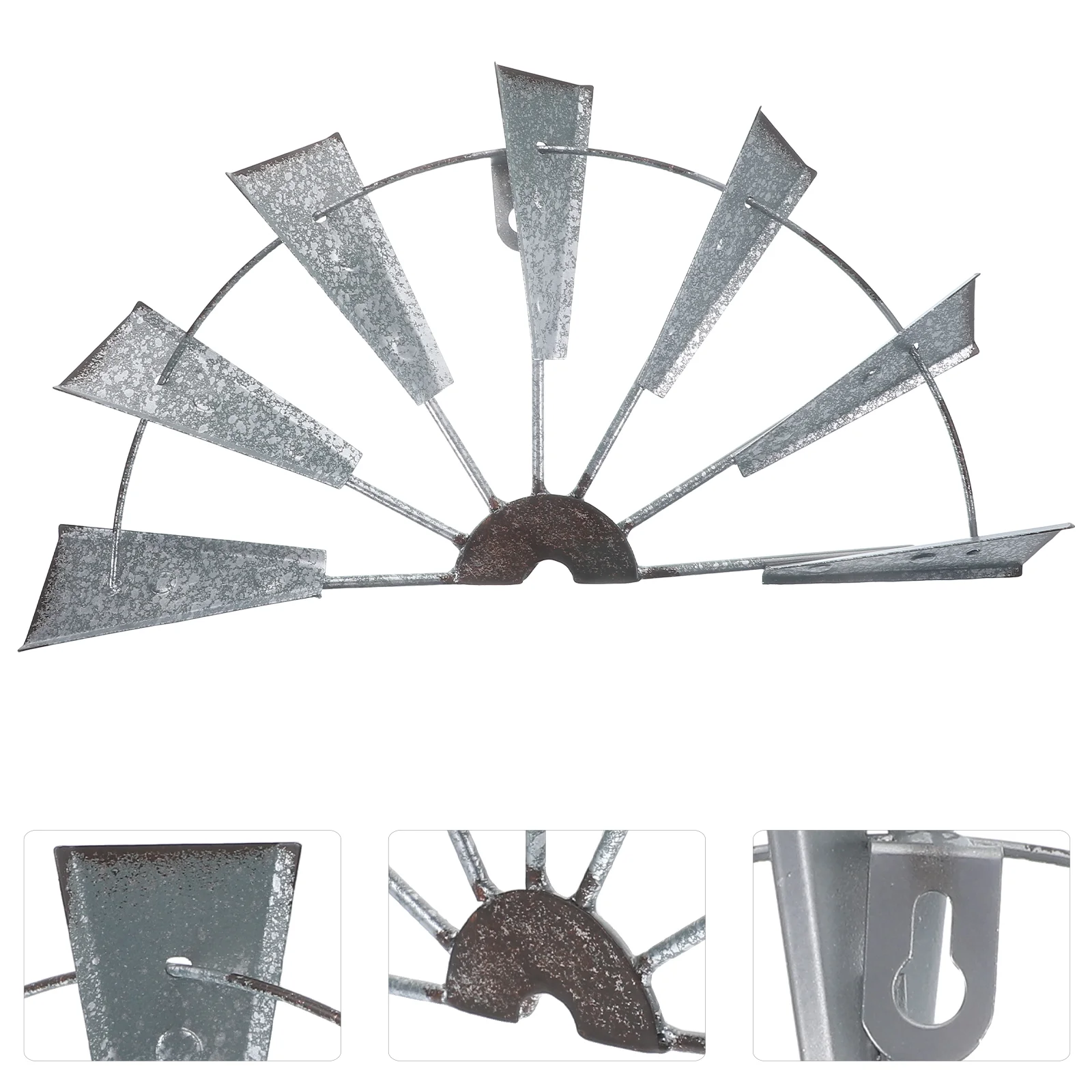 

Windmill Home Furnishings Wall Half Spinner Rustic Decor Adornments Wall-mounted