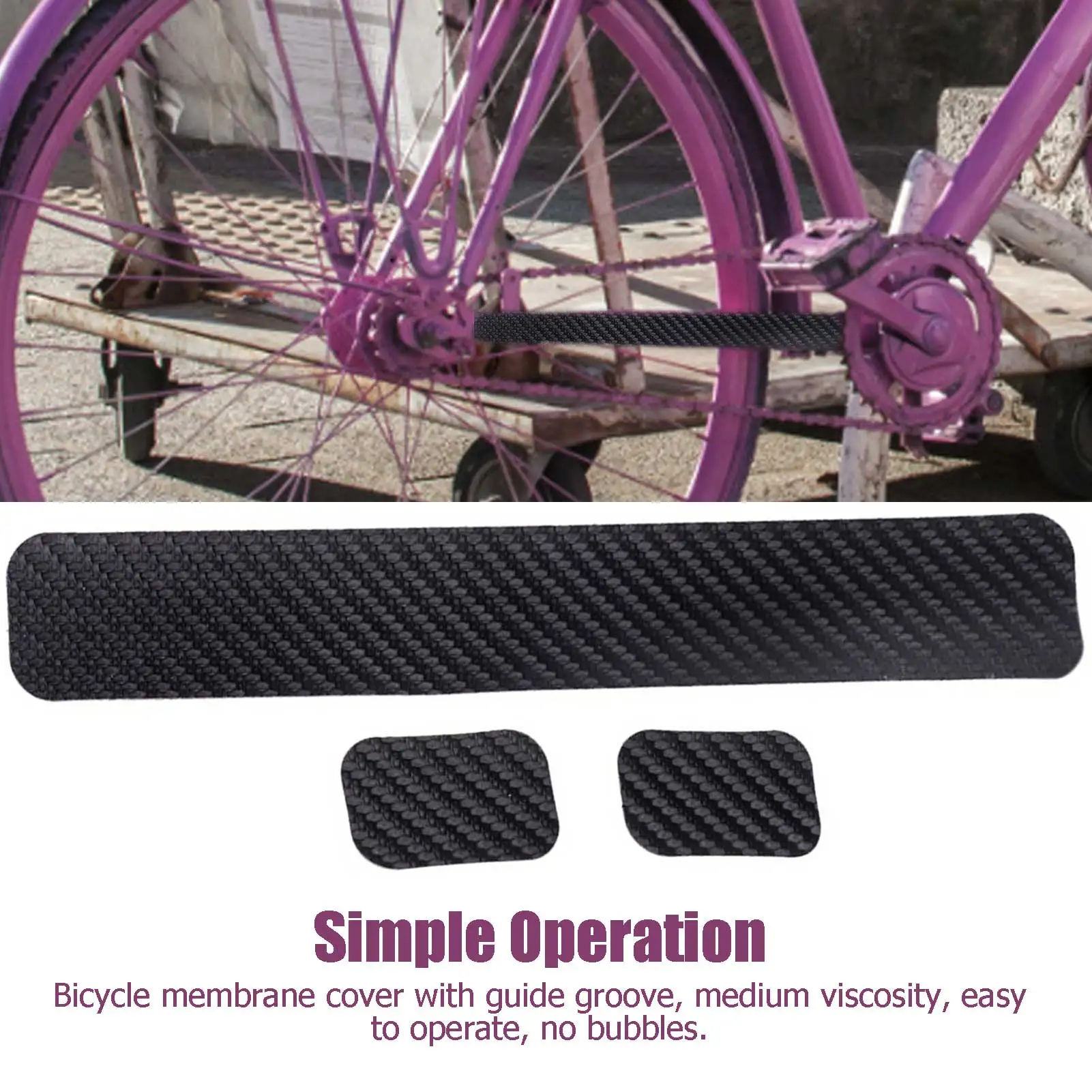 

Black Bicycle Chain Protector Cycling Frame Chainstay Posted Protection MT B Bike Chain Care Guard Pad Cover Accessories