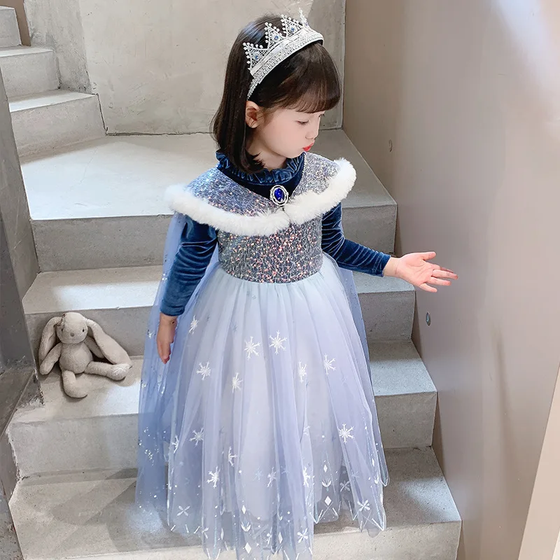 Deguisement Enfant Almce Elsa Costume For Girls Toddler Christmas