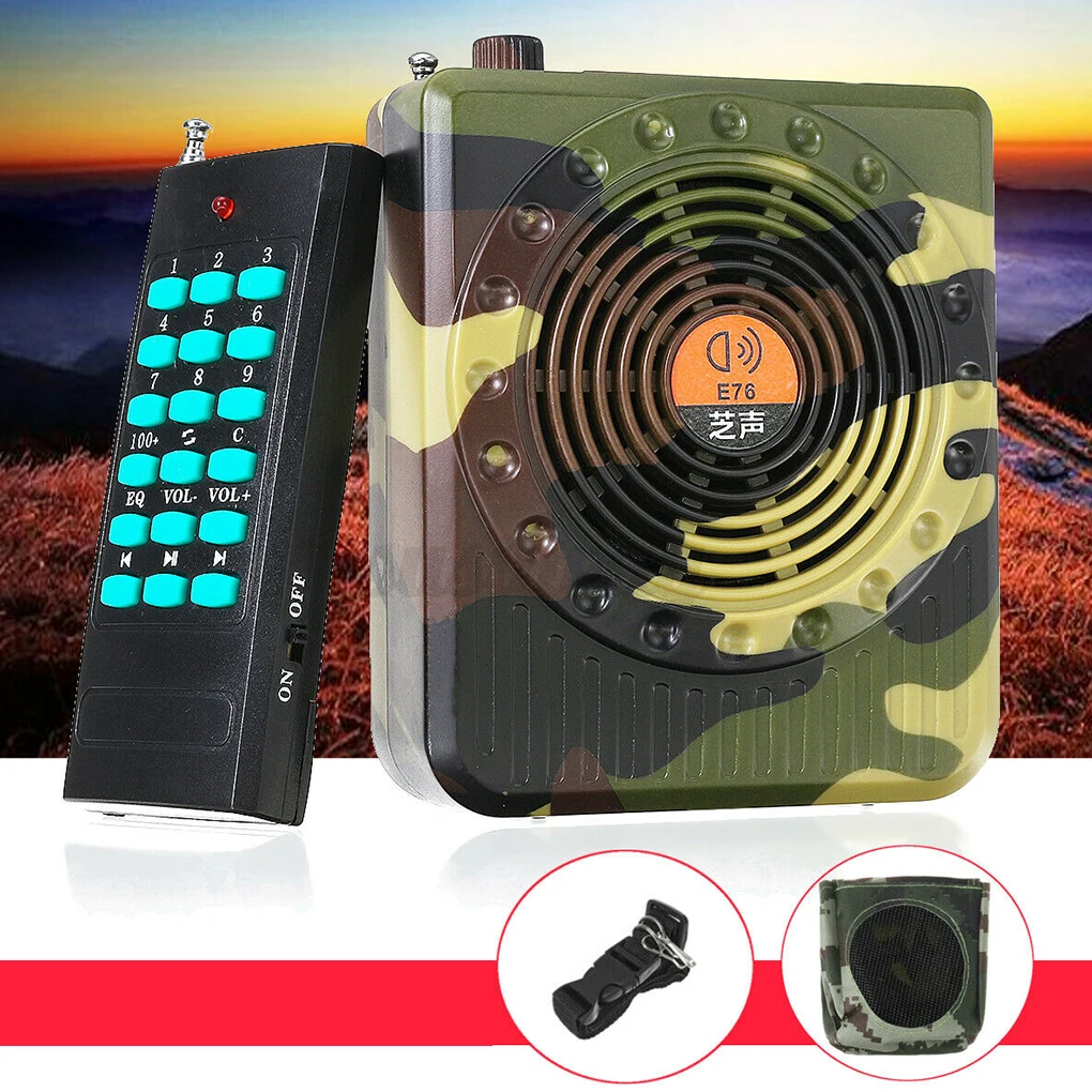 sound amplifier Portable Rechargeable Remote Control Amplifier Universal Outdoor Hunting Sound Amplifiers Hunt Accessory Sound Devices