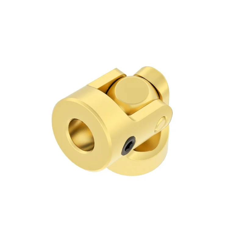 Mini Coupling Brass Universal Joint 3mmx3mm Diameter 7mm Length 13mm For Model Ship