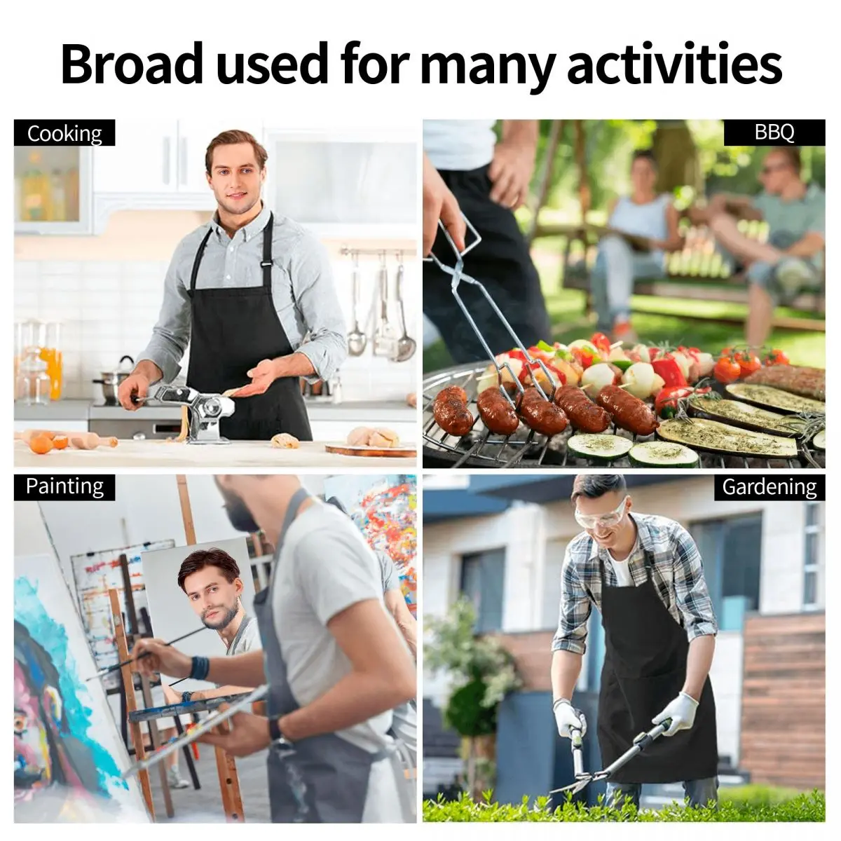 Let S Cook Breaking Bad Funny Apron Men Women Adult Unisex Kitchen Chef Bib Tablier Cuisine Cooking Baking Gardening 6