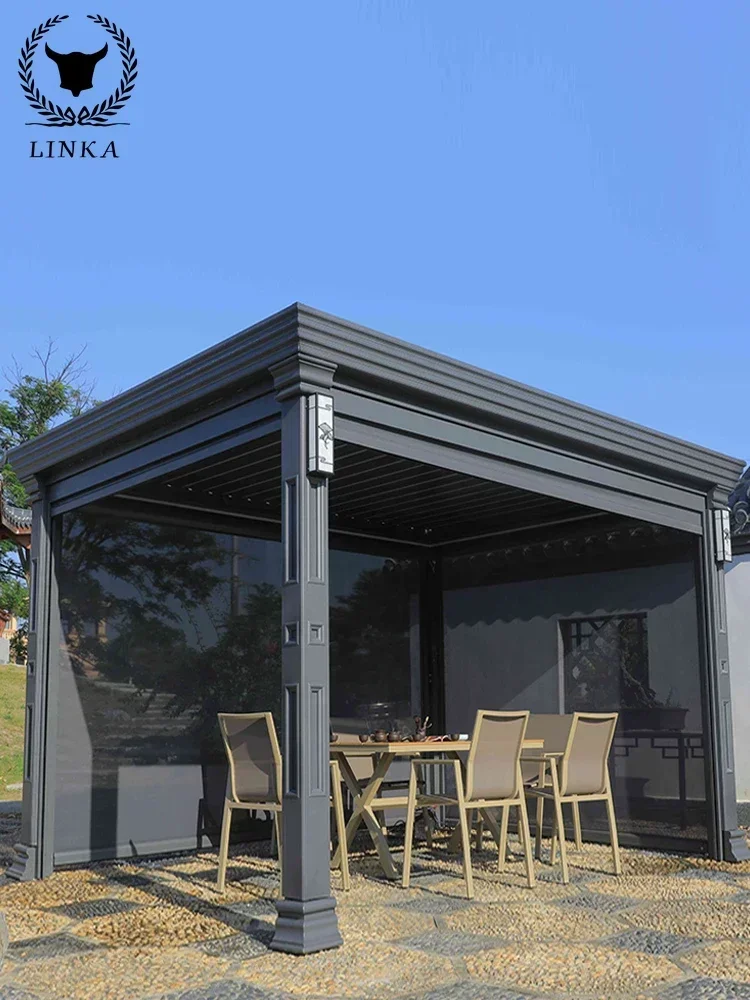 Pergola Moderna In Alluminio Per Esterni Bioclimatica 3 X3M 3X4M 3X5M 4X4M 5X3M 6X4M Pergola