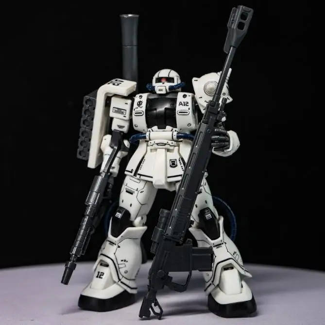 1/144 HG White Wolf MS-06R-1A GTO Zaku 2 Assembly Model Kit