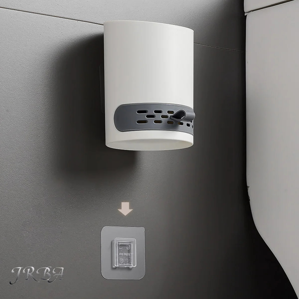 Detergent Refillable Toilet Brush Set Wall-Mounted with Holder plastics TPR Brush for Corner Cleaning Tools Bathroom Accessories 4