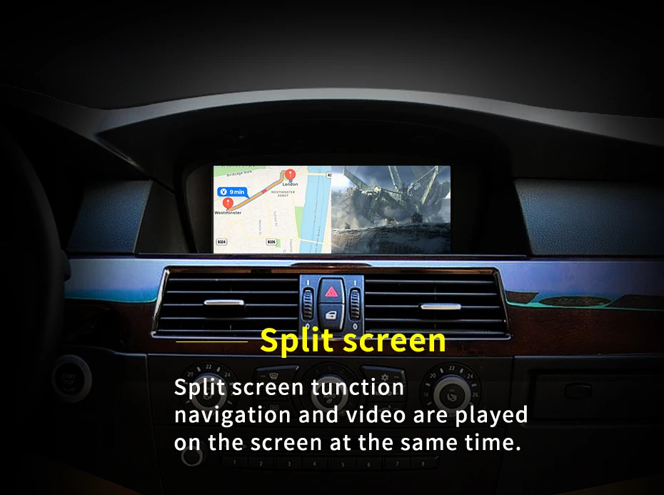 ID8 Car Android12 Car Bluetooth Carplay For BMW 3 Series E90 E91 5 Series E60 E6