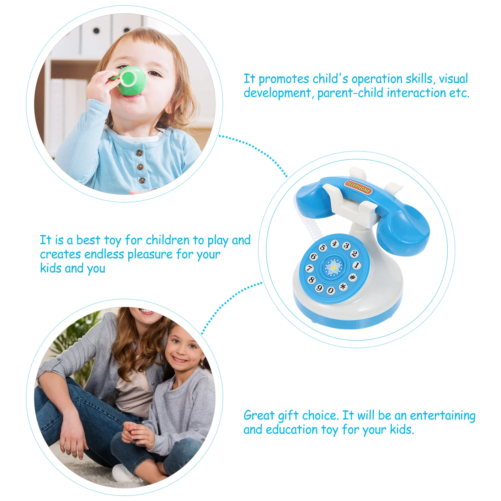 Рисунок 4 - Ротационные игрушки для детей: мультяшный телефон