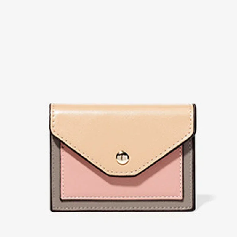 Fashion Women Wallets Solid Color Top Design Small Mini Coin Purse High Quality Short Bags