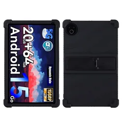 Shockproof 10 - Inch Tablet Case with Adjustable Stand and Silicone Cover for Laptok KB1001 10inch (Black)