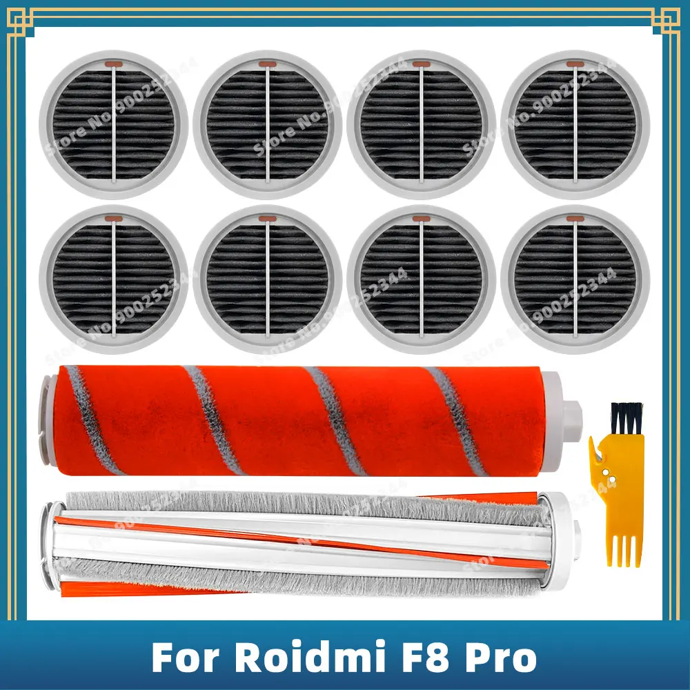 Compatível para Xiaomi Roidmi f8 Pro Nex X20 Nex X30 Nex s2 Peças de Reposição Acessórios Rolo Escova Principal Filtro Hepa