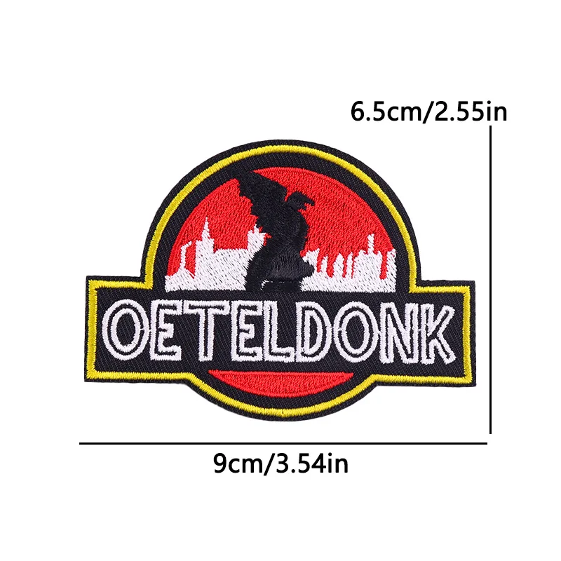 2025 Neue Designs Niederlande Oeteldonk Karneval Eisen auf Patches für Kleidung Oeteldonk Emblem Frosch Stickerei Patch Festival Abzeichen – Detail 6
