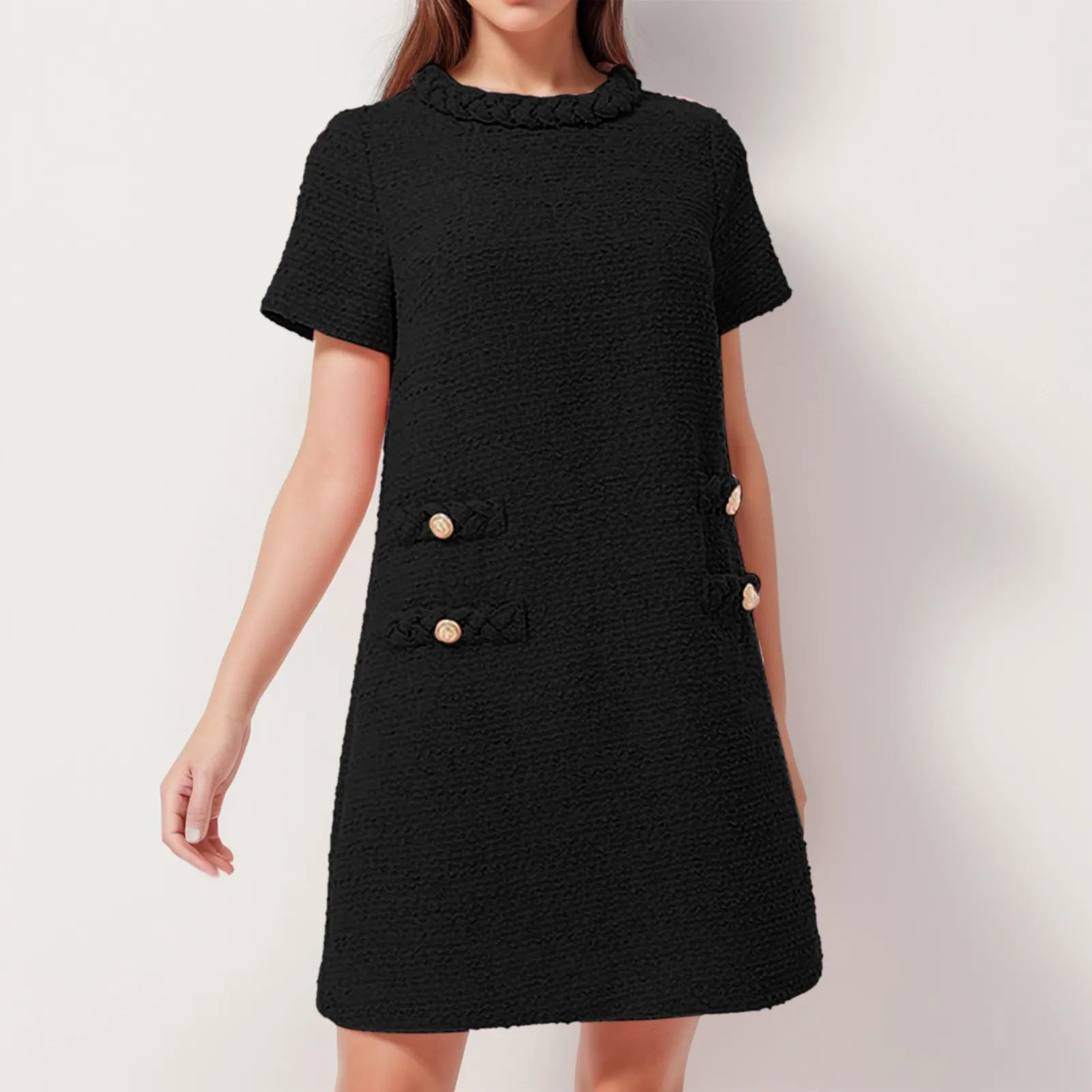 Dress Hm Vestido Canale Vestidos Ajustados Vestido Negro Con