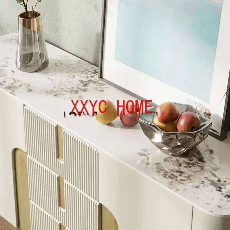 Modern Minimalist Sideboard et Slate Cupboard Entrance Hall Console Table Kitchen Coffee Tables Aparador Kitchen Furniture