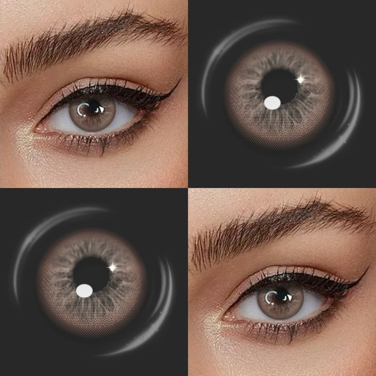 VISUASHOW Unspoken Green Contact Lenses - Natural Eye-Enhancing Beauty