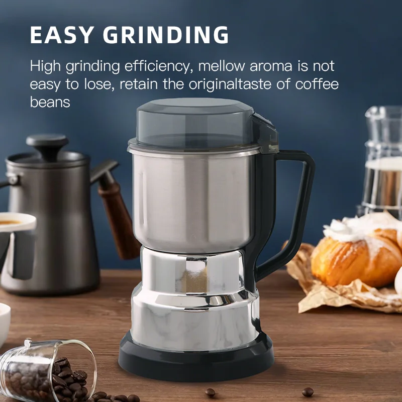 Electric Multifunctional New Grinder Coffee Kitchen Beans Cereal Nuts Spices Grains Grinder Machine For Home Coffee Grinders