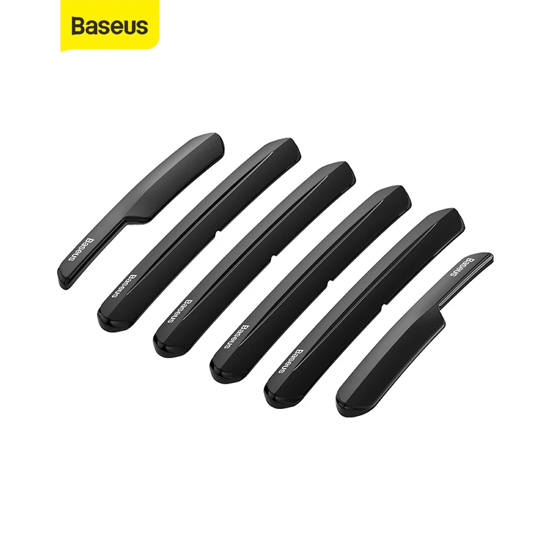 Baseus For Tesla 3 Y Car Door Mirror Protector 6pcs Protective Bumper