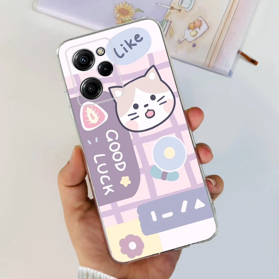 Elegant Printed Soft Silicone TPU Phone Case - Compatible with Poco X5 Series