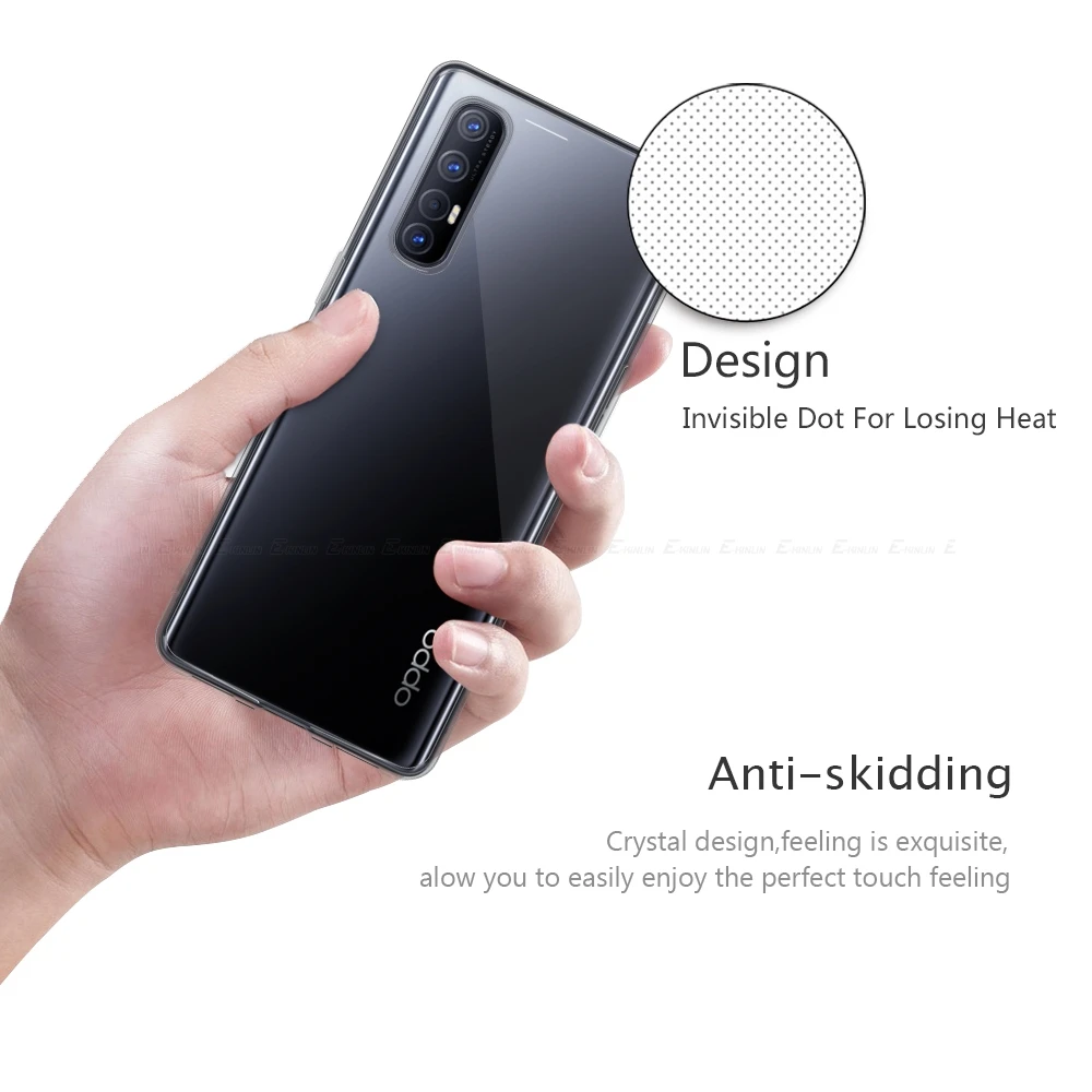 Slim Clear Soft Protective TPU Silicone Phone Case - Transparent Back Cover