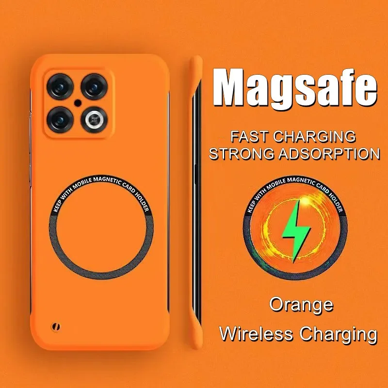 Matte Ultra Thin Frameless Magnetic Phone Case with Magsafe Compatibility
