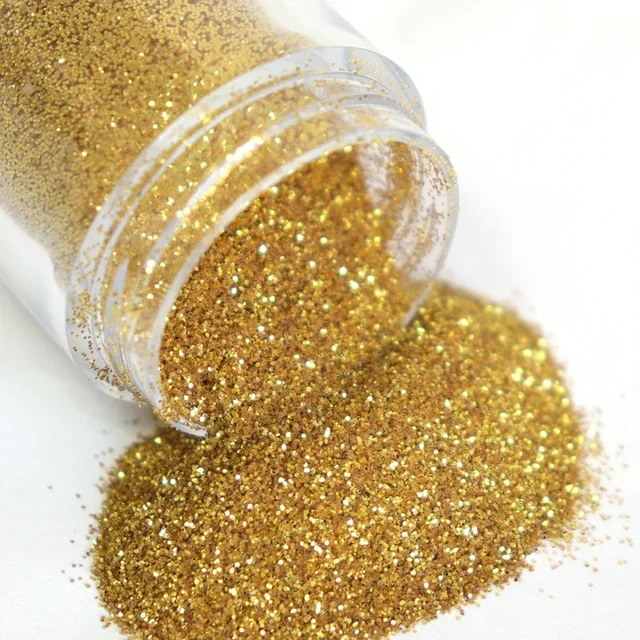 10ml Gold Nail Glitter Sprinkles Powder Chunky Shiny Flake Decoration Glitters for Creative Leisure Paillette Accessorios