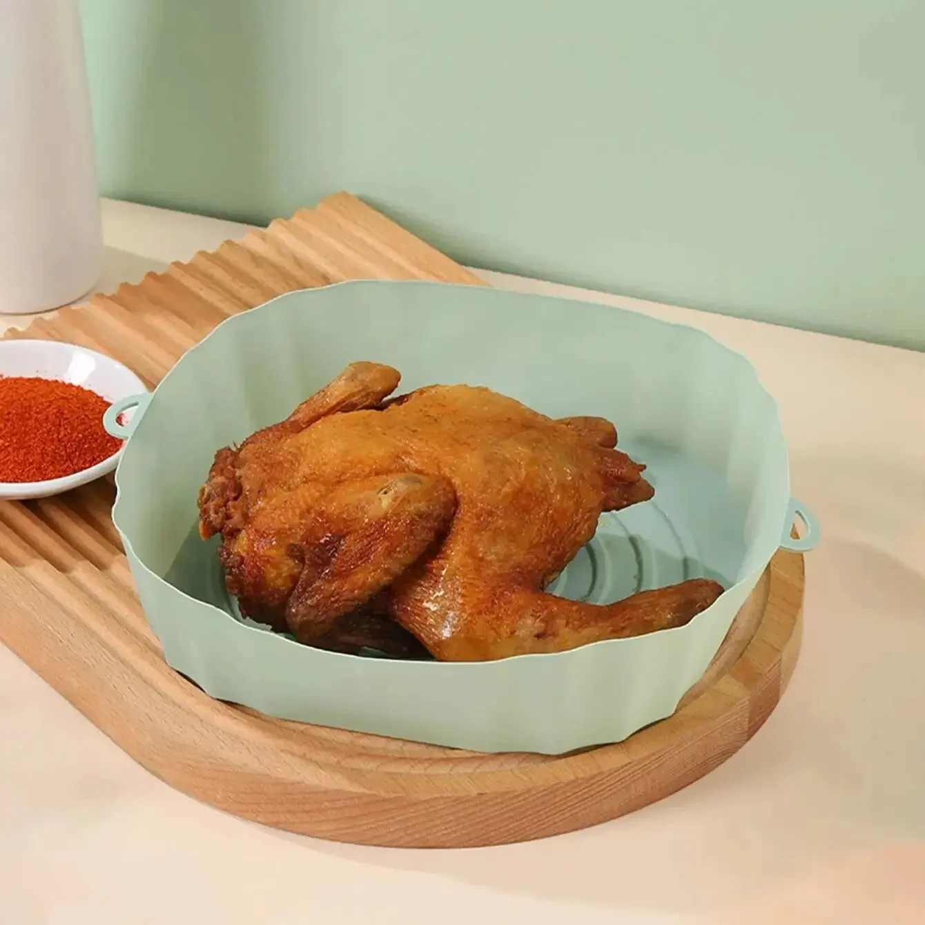 Air Fryer Accessories Air Fryer Basket Air Fryer Silicone Tray 1PC