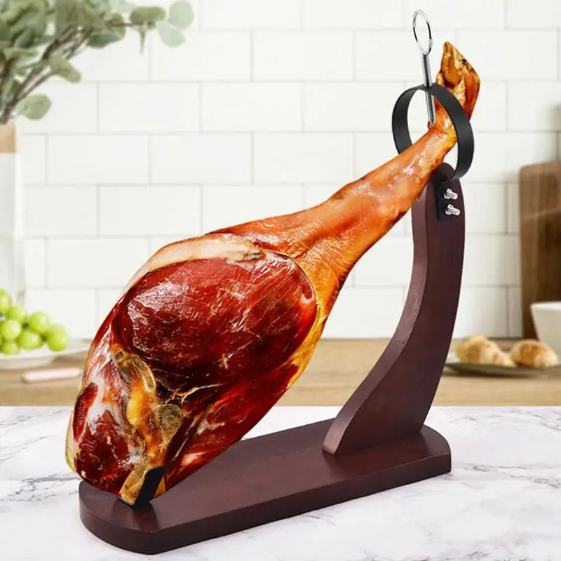 

Ham Stand Spain Folding Storage Shelves Useful Fixing Durable Rack Home Iron Stand Household Spanish Ham Holder for Ham Carving
