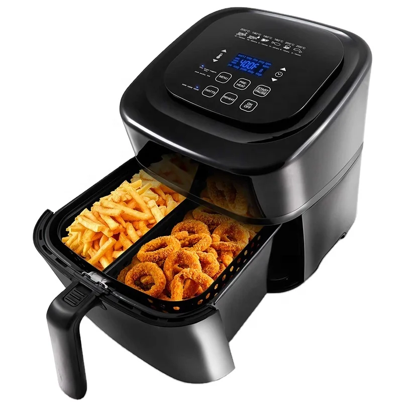 

5.7L Capacity Health Oil-less LCD Screen electric commercial air fryer