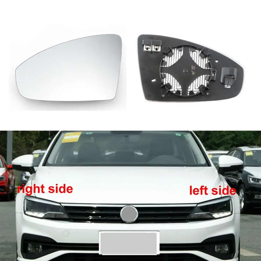 For Volkswagen VW Lamando 2019 2020 2021 Heating Car Accessories Side  Mirrors Lens Door Wing Rear View Mirror White Glass AliExpress