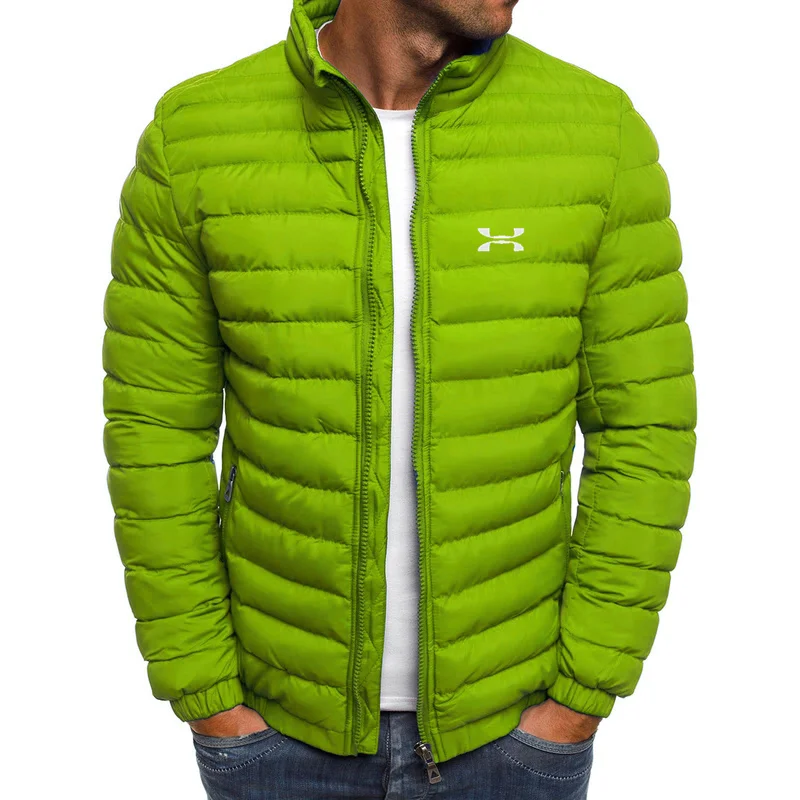 

2023 Fashion Hot in Winter Men's Mock neck Warm Parka Street Fashion Leisure Brand Coat Men's Winter Down jacket